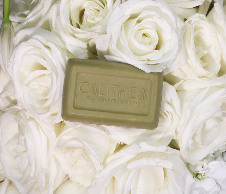 CALITHEA  3 Pack 100% Natural, Organic Olive Oil Soap with Argan